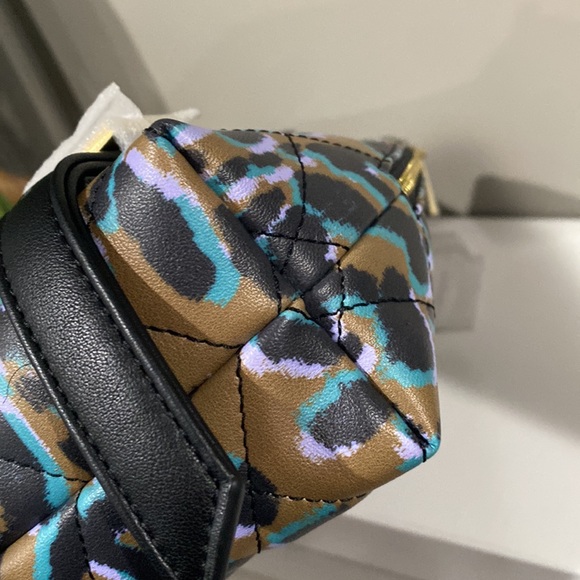 Ted Baker Quilted Animal Print Backpack - Picture 8 of 11